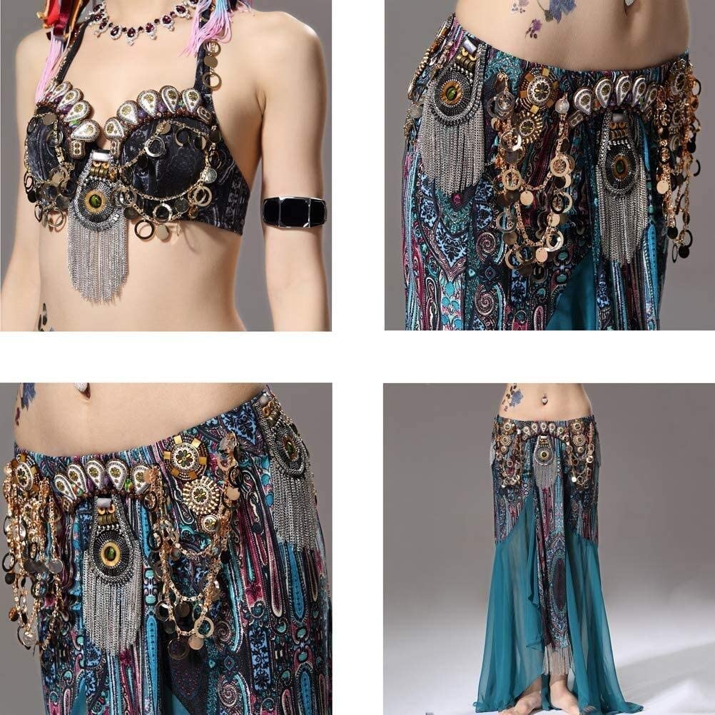 ベリーダンス Belly dance custom set up Belly Dance Set, Belly Dance Show, Tribal Costume Set, Belly Dance