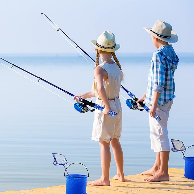 Portable Telescopic Youth-Sized Fishing Rod (under $500)