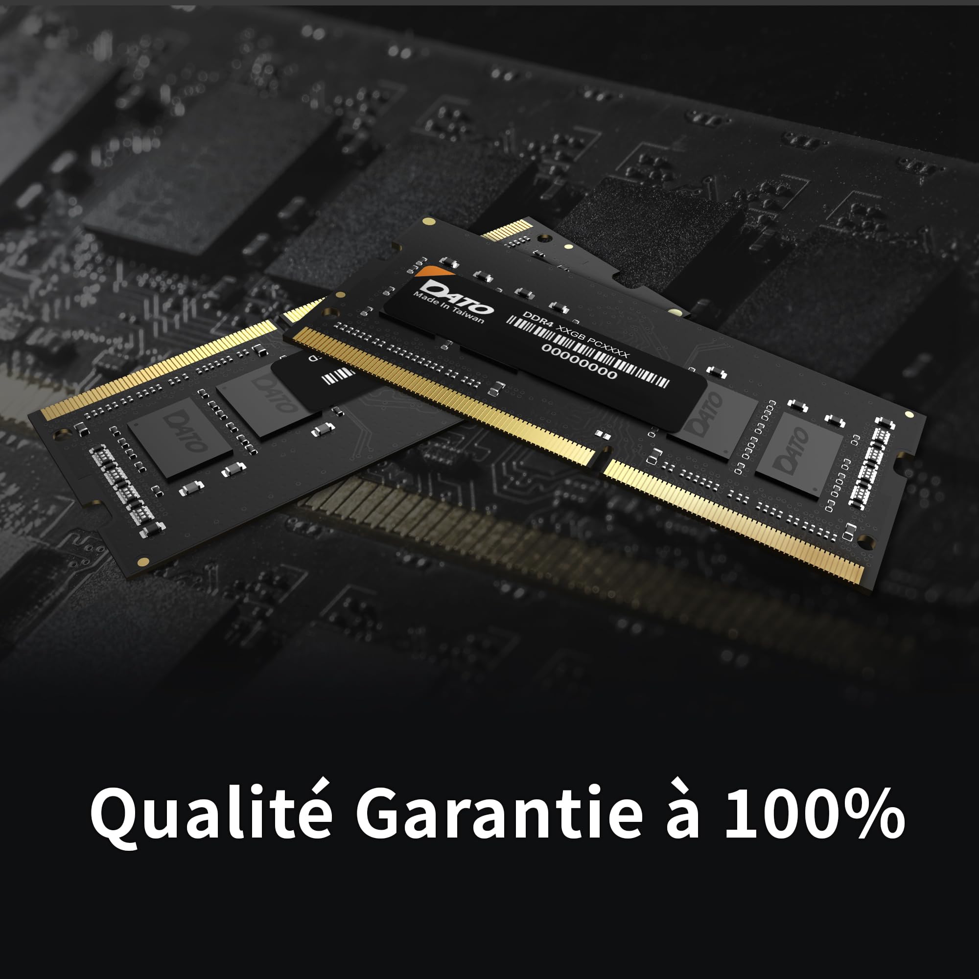 DATO 16Go DDR4 3200MHz PC4-25600 Non-ECC 1.2V CL22 260 Broches SODIMM Ordinateur Portable Module de mémoire Mise à Niveau
