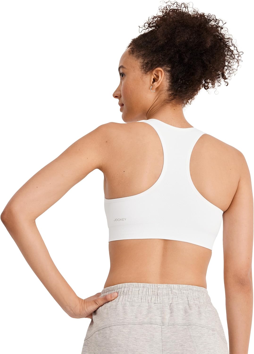 Jockey Women's Bra Seamfree Mid Impact Sports Bra