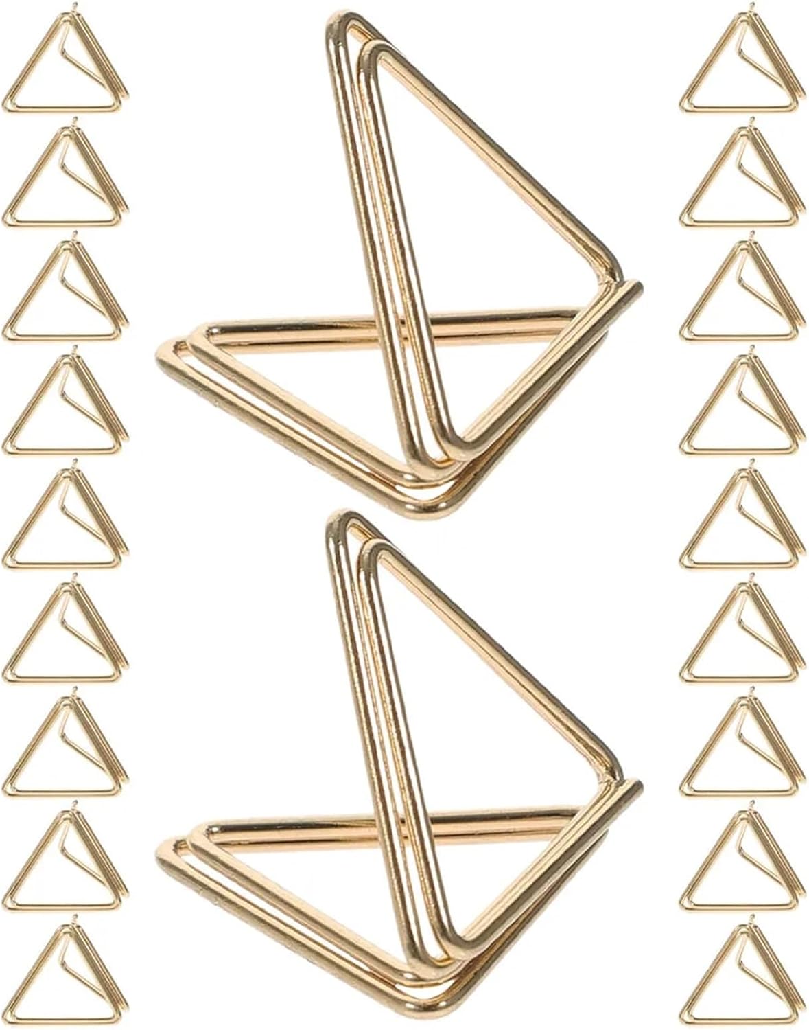 Table Number Holders 25/50/100Pcs Note Folder Trading Reception Paper Clips Place Mini Card Holders Name Table Number(100pcs)