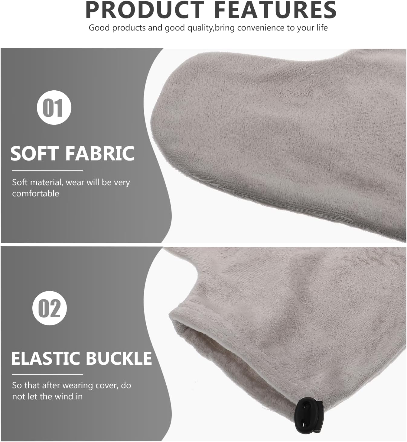 Wax Therapy Foot Covers Enhances Moisturizer Effect for Paraffin Wax Treatment 1 and Plush Material, Easy to Wear and Take for Spa and Pedicure Foot Care