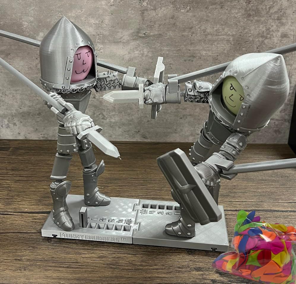 MunnyGrubbers - Balloon Knight Warrior Fighting Game - (Includes 500 Balloons, Score Tracker &...