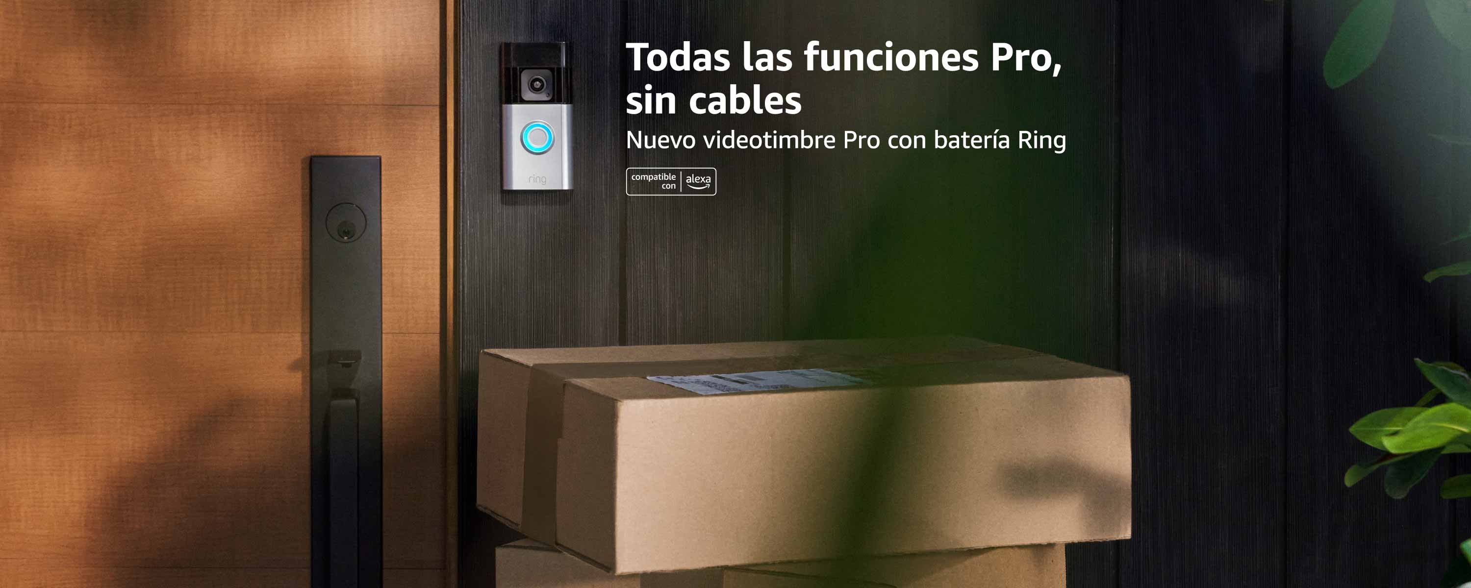 Nuevo videotimbre Pro con batería Ring
