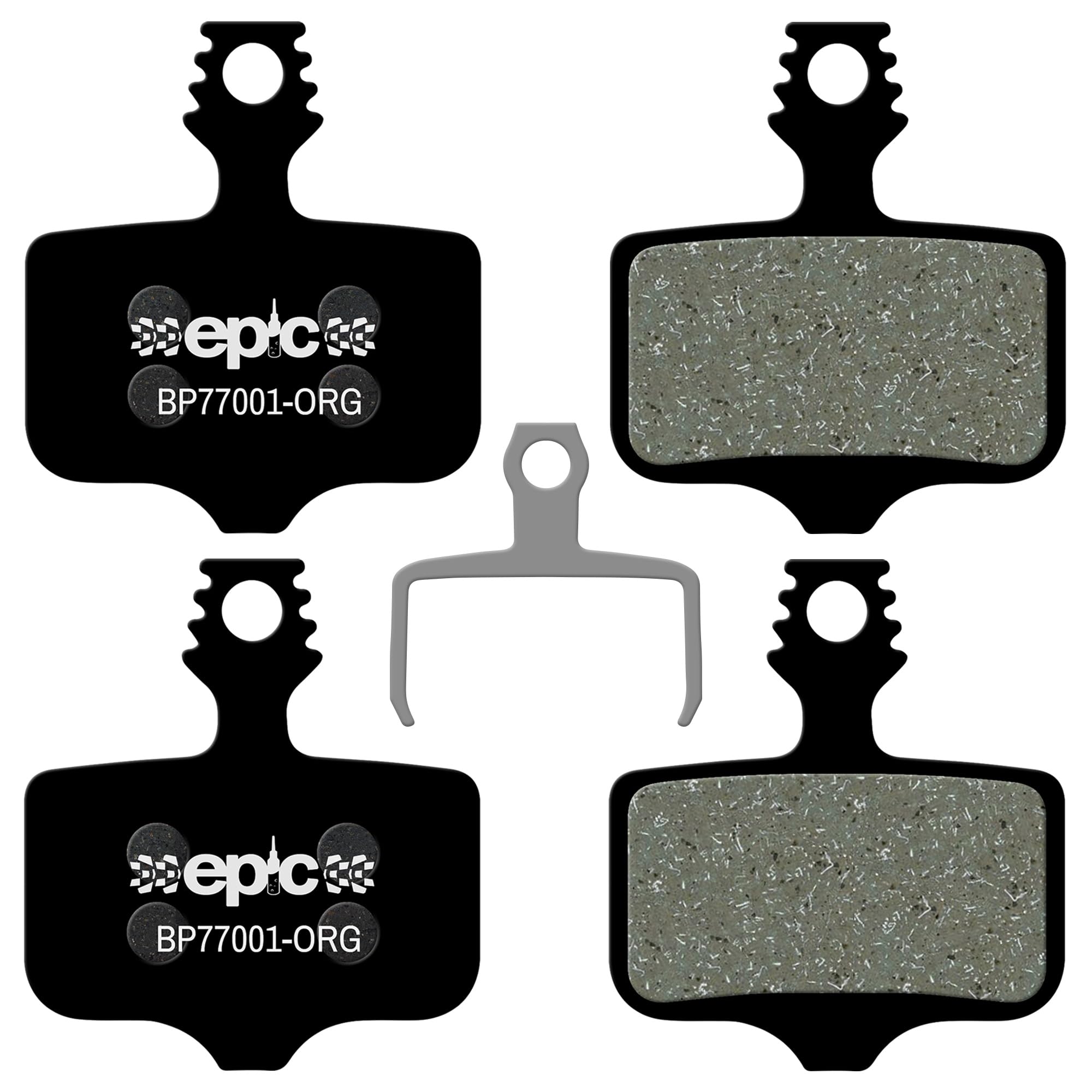 epic Disc Brake Pads for SRAM Rival, RED, Apex, Force, Level T/TL/TLM, XX Brakes | Organic, Semi-Metallic, Sintered, Ceramic, E-Bike Options | Quiet, Durable, High-Performance | 2 Sets (Organic)
