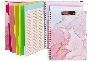 Binditek Spiral Clipboard Folio with Notepad