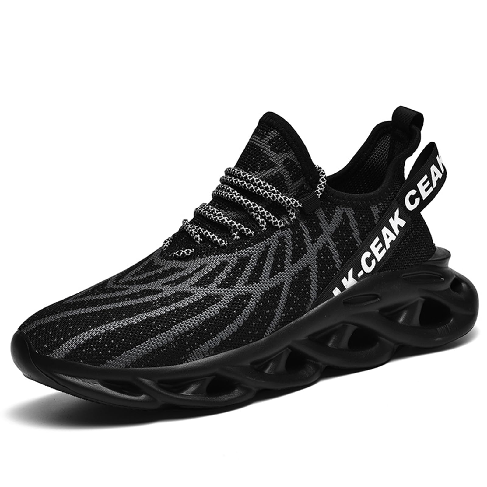 Onewus Sport Freizeitschuhe für Herren Atmungsaktive Mesh-Laufschuhe rutschfeste Dicke Sohle Leichte Sportschuhe Ideal zum Laufen, Fitnessstudio und für den Alltag