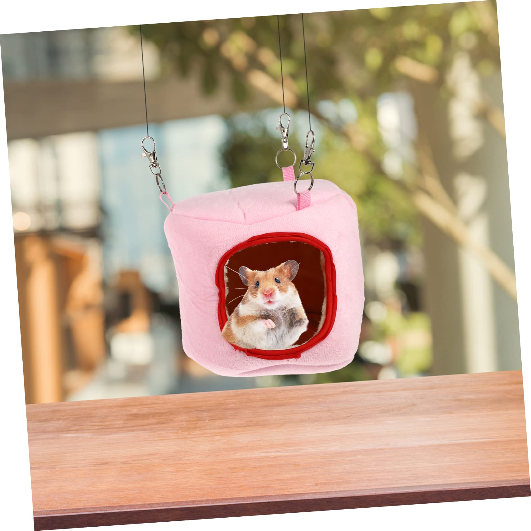 TOYANDONA Little Pet Hammock for Hamsters Soft Hanging Bed Cage Decor Warm Nest for Small Pets for Sleeping Playing High Grade Material