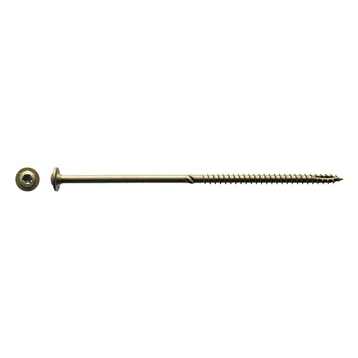 15 x 6" Bronze T-30 Lag Screw 25/Bucket