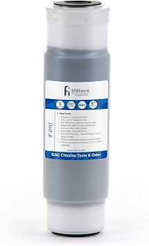 iFilters IF-P117 GAC Water Filter Whole House - 2.5" x 10" - Interchangeable with AP117 Model