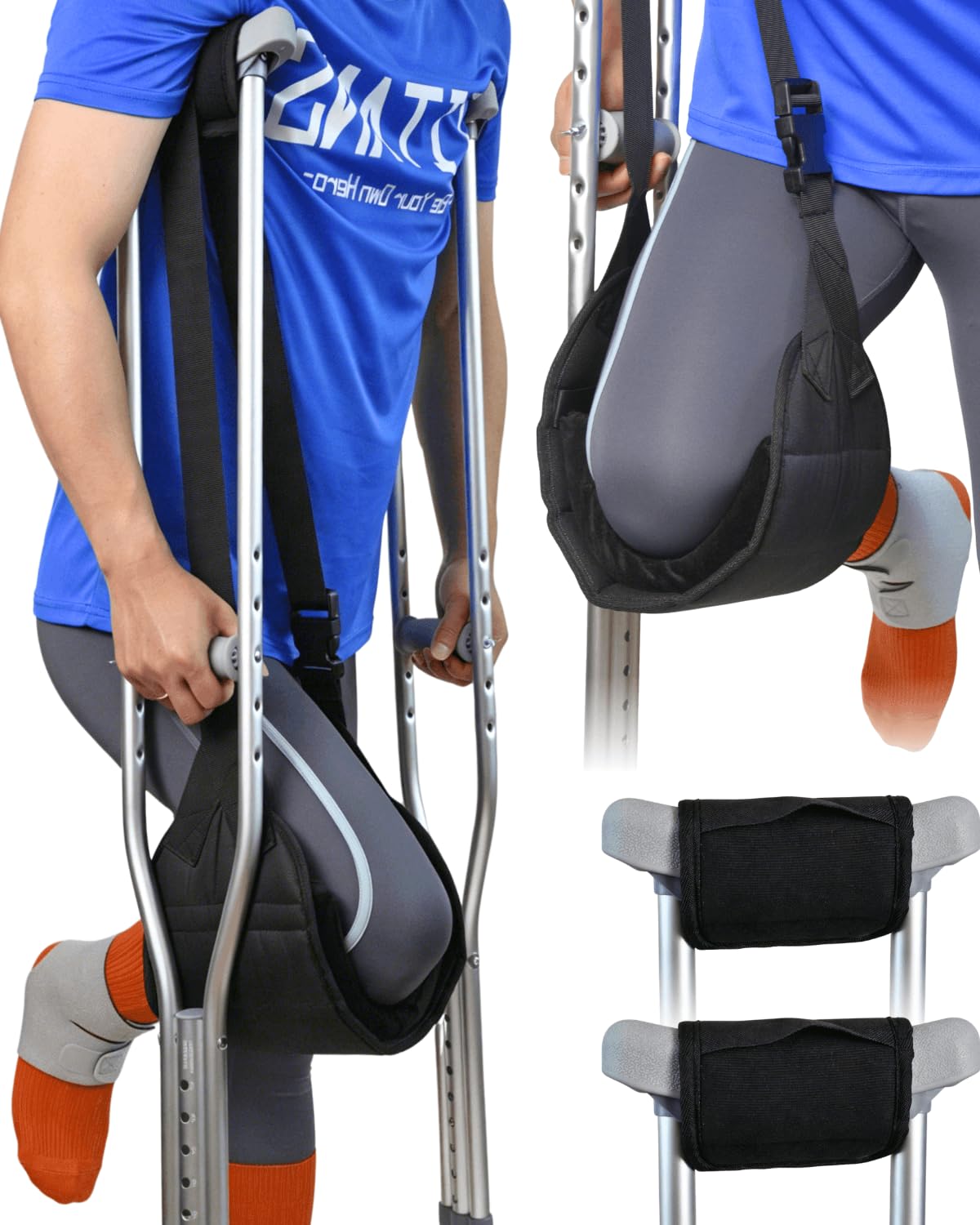 Photo 1 of Caredgitz Crutches Knee Support Sling with Pads