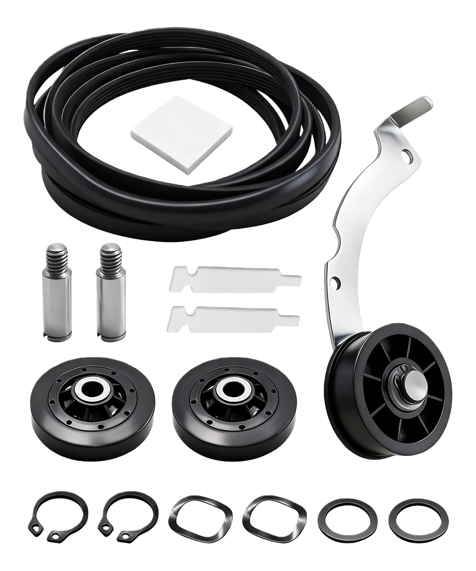 Photo 1 of EMCOVE RB170002 Dryer Drum Roller Kit Replacement Parts