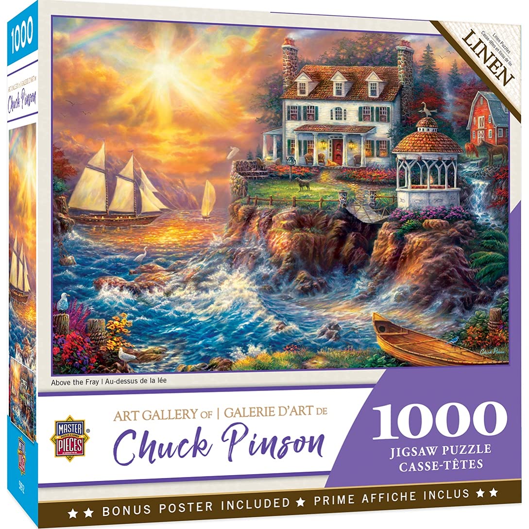 1000 Piece Jigsaw Puzzle for Adult, Family, Or Kids - Above The Fray by Masterpieces - 19.25"X26.75" - Family Owned American Puzzle Company