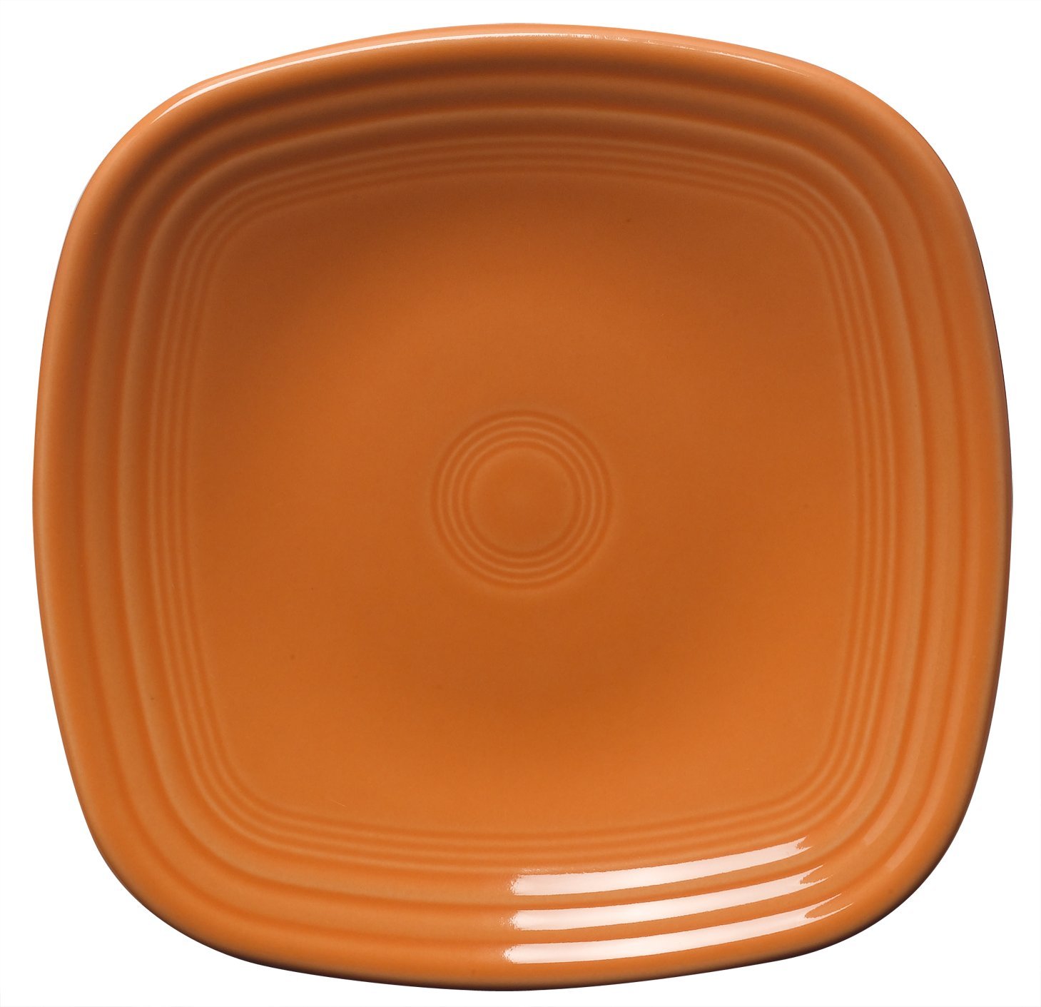 Fiesta 7-3/8-Inch Square Salad Plate, Tangerine