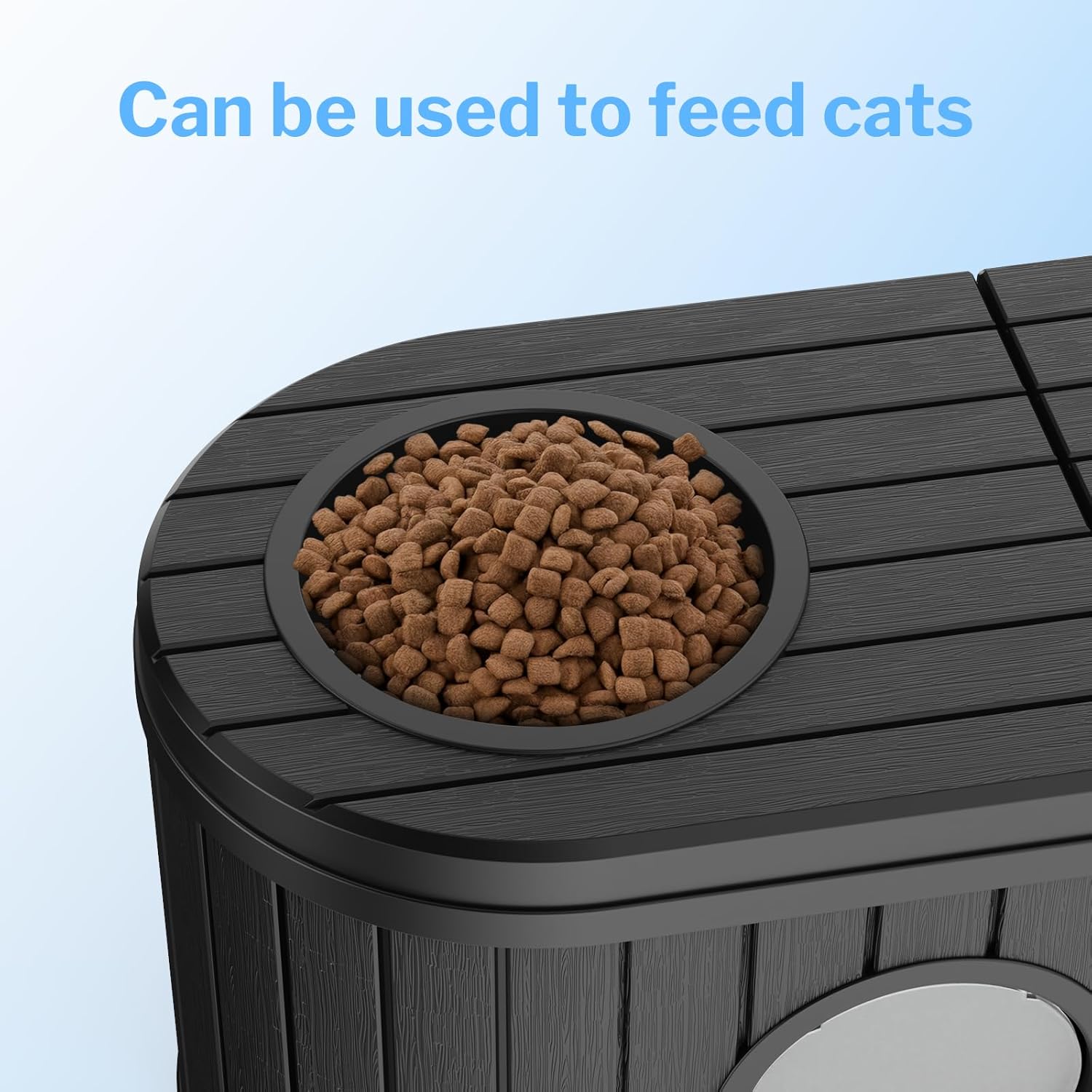 Cat Litter Box Enclosure for Multi-Cat Homes, Hidden Litter Box Furniture for Indoor, Kitty Cabinet with Bench, Easy to Clean, Versatile Design