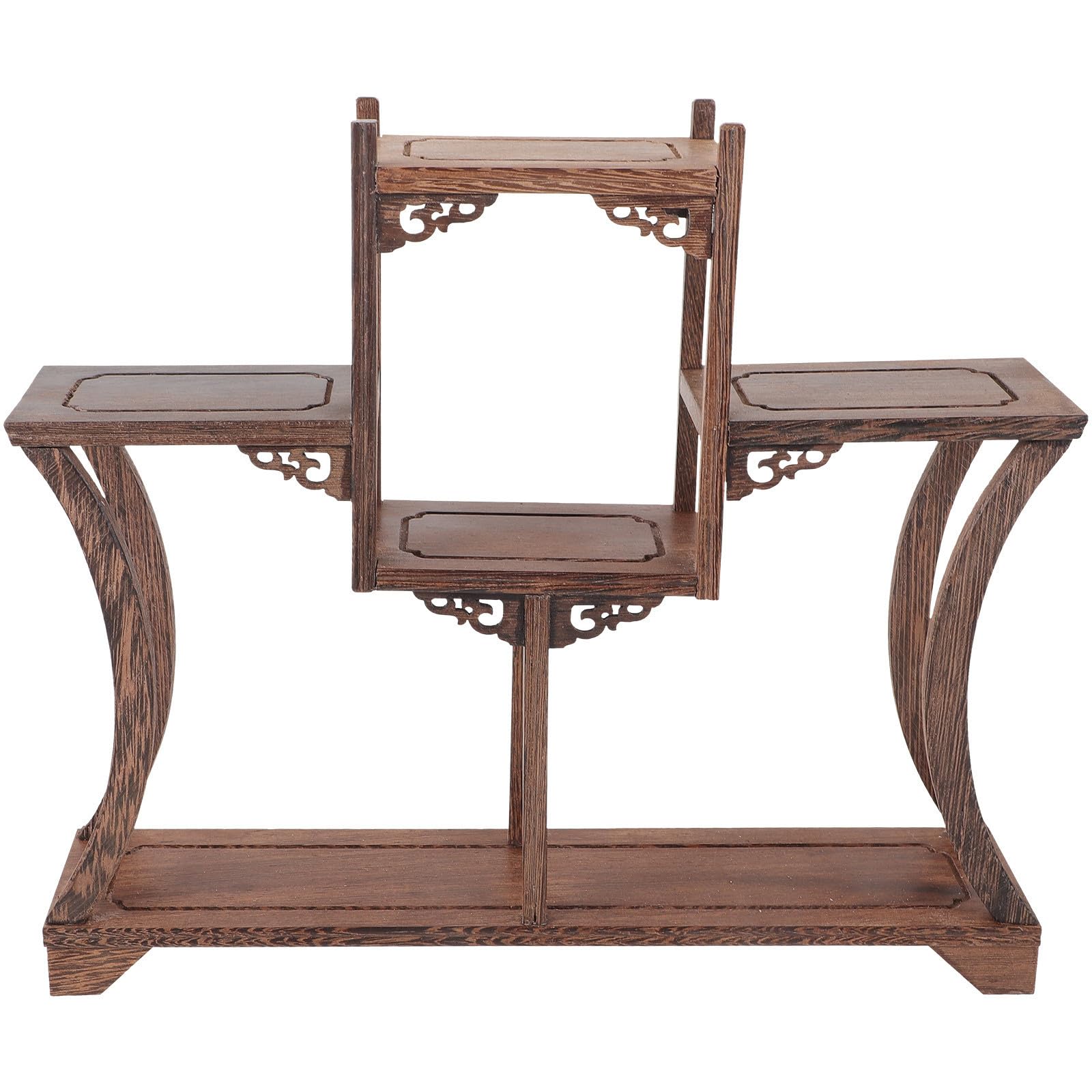 Étagère de rangement antique en bois de poulet pour théière