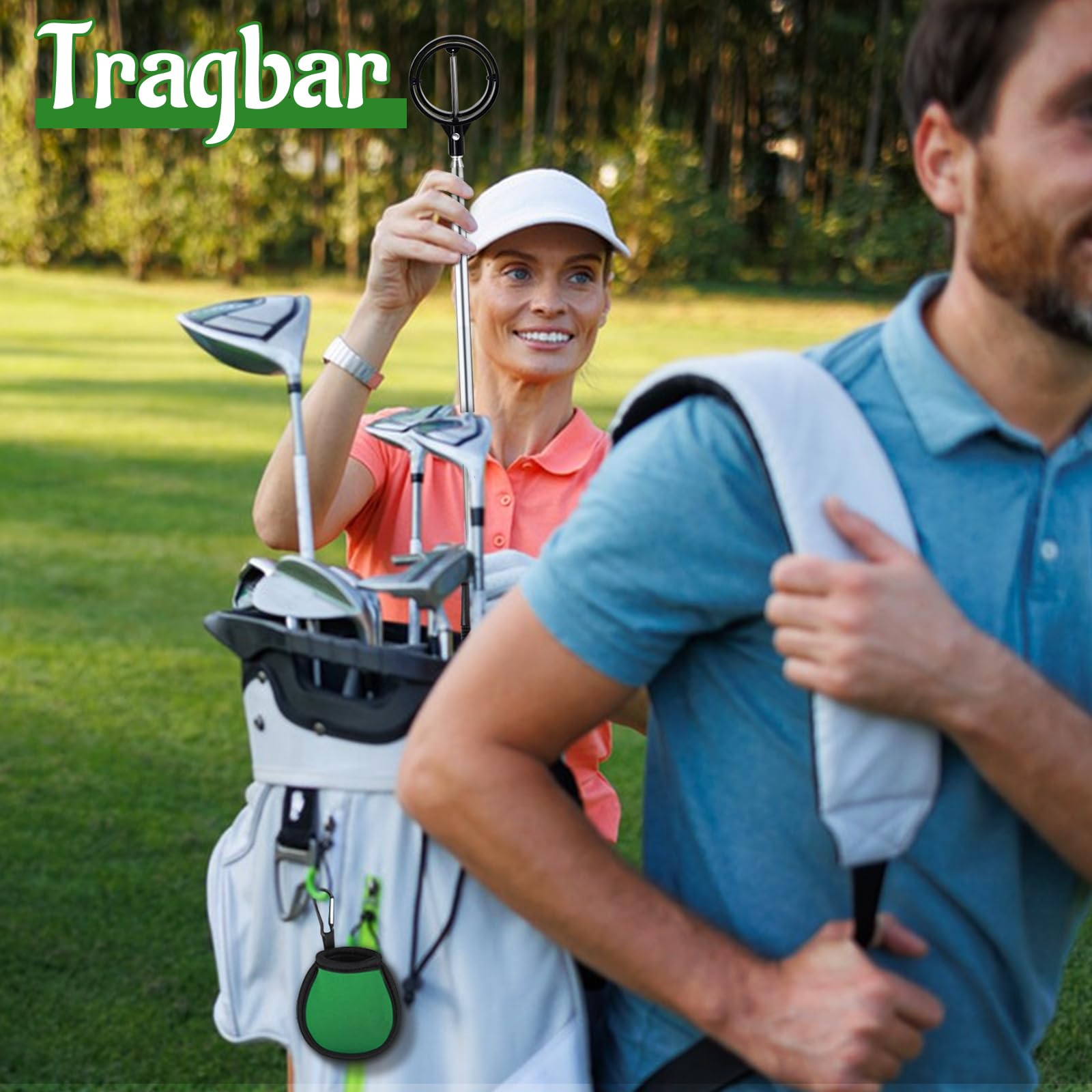 Golfball-Retriever Rostfreier Teleskop Ballsammler für Wasser Golfballpflücker Golfball-Zubehör für Wasser und Büsche Golf-Zubehör Geschenke für Golfer Geschenke für Männer