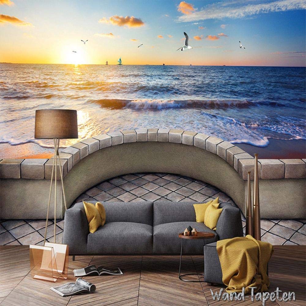 Papier peint photo 3D étanche pour masquer un mur terne décoration 430x300