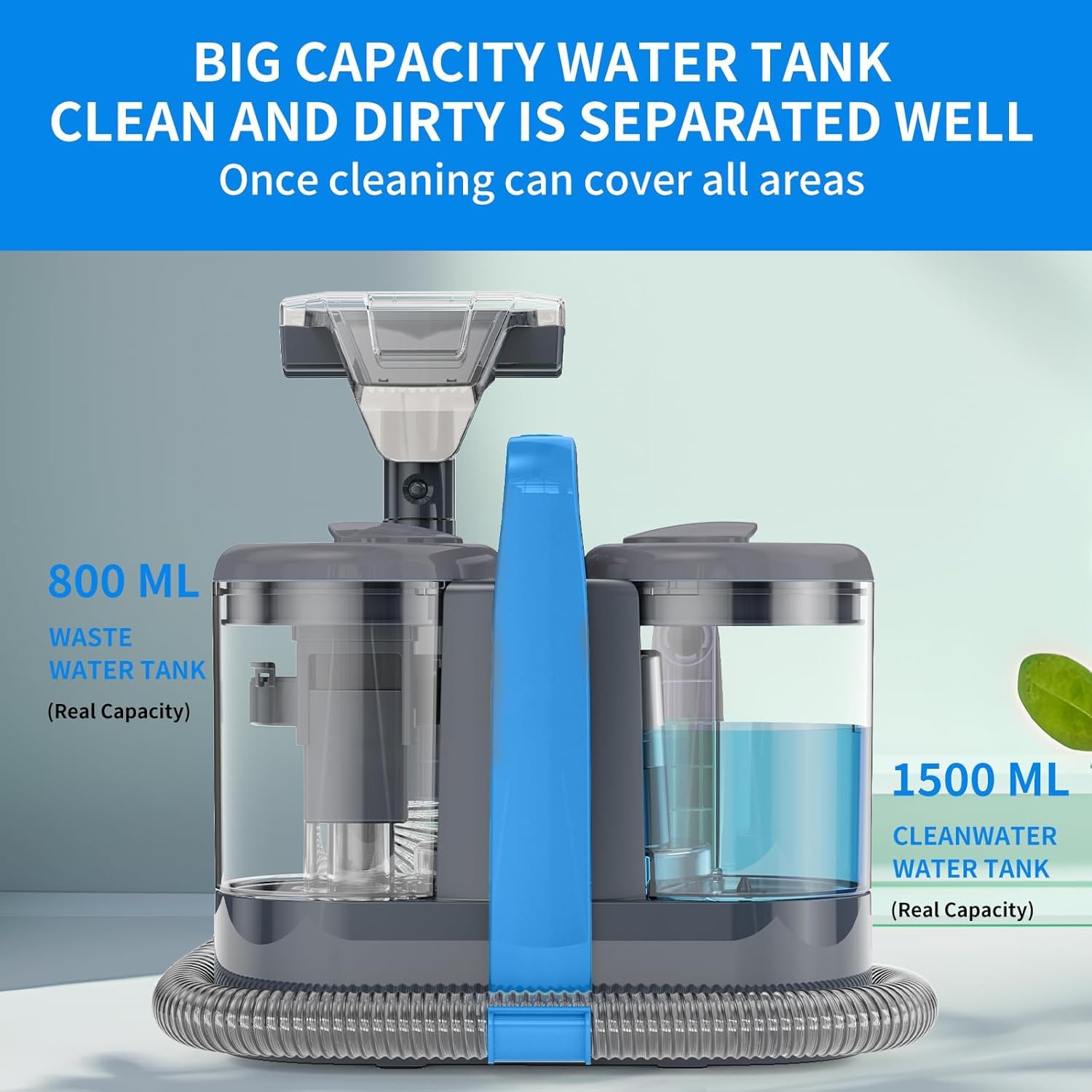 450W/ 12Kpa Lavatappeti Portatile,Lavatappeti,Aspirapolvere per Macchie,Lavatappezzeria,lava divano ad Acqua,lava tappezzeria Per Tappeti, Moquette,Tappezzeria,Scale e Auto