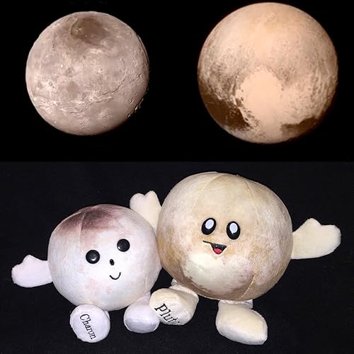 Miniatura 6 de Celestial Buddies Pluto & Charon Buddy  Peluche suave bordado de 7.5 pulgadas, 8.5 pulgadas, con divertidos datos de planetas, etiqueta para niños,