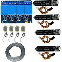 4-Channel DIY Kit Automatic Irrigation SystemSelf Watering DIY Kit Garden Greenhouse Flower Soil Moisture Sensor Module