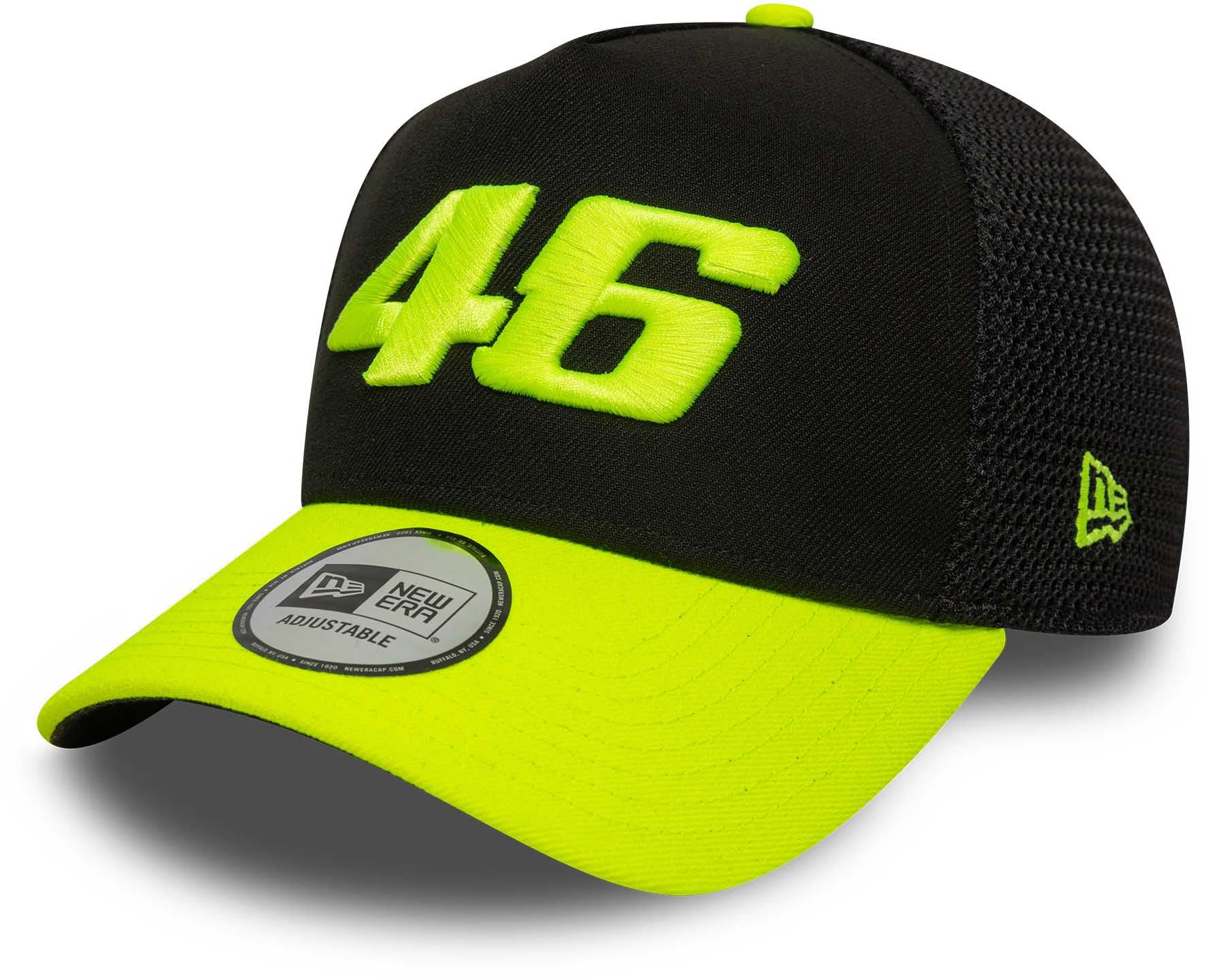 VR46 New ERA,Cap,Uomo,Black Shirt, One Size