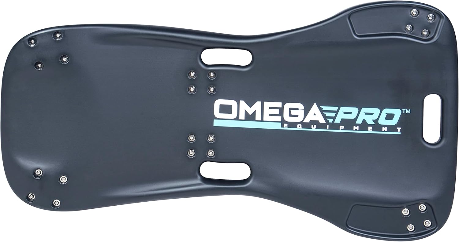 Omega Pro Mechanic Plastic Creeper - 42 inches 350 lbs Capacity, Durable and Comfortable Automotive Work Creeper