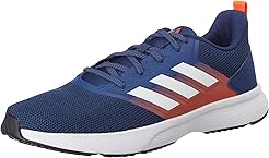 adidas Men Mesh Adi-Shawt M Running Shoe MYSBLU/FTWWHT/VIVRED (UK-8)
