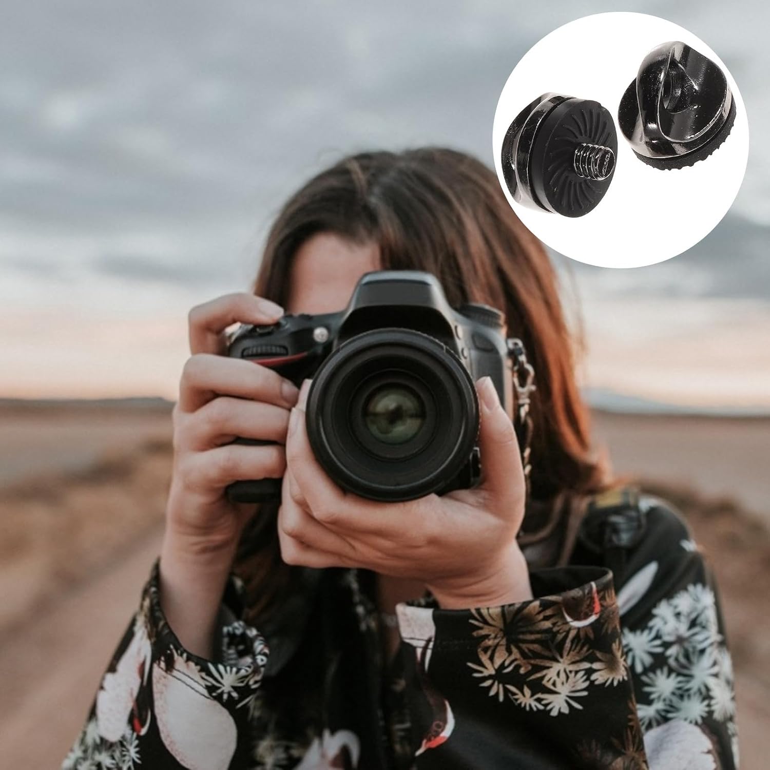 BETOOKY 4pcs Camera Shoulder Strap Fixing Screw Holder for Quick Release image 4
