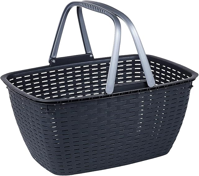 Plastic Kitchen Food Laundry Basket Clothes Cleaning Bin Washing Hamper Storage