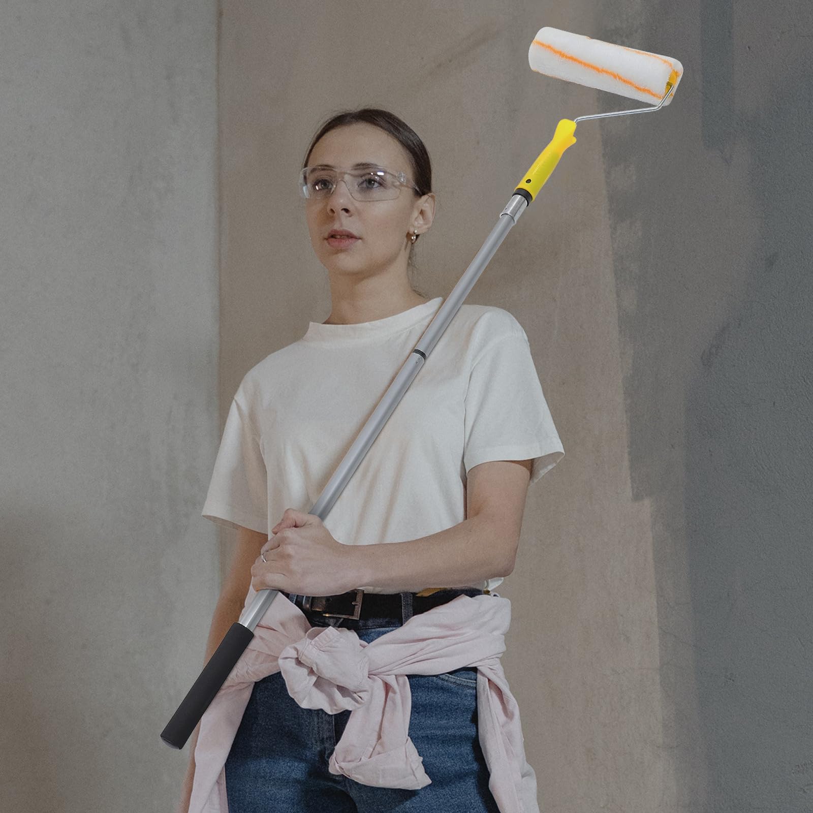Per Pittura in Microfibra Per Pittura Staccabile Rulli Per Professionali Per Soffitti e Superfici Leggero e Comodo Da Usare Per Verniciatura Uniforme