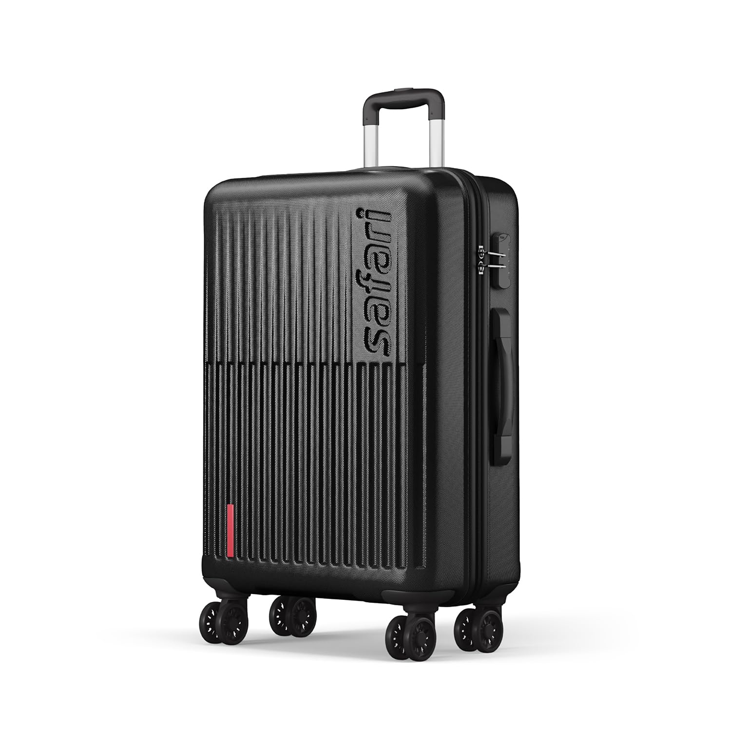 Safari Astra 8 Wheels 56 Cms Small Cabin Trolley Bag Hard Case Polycarbonate, 360 Degree Wheeling System, Trolley Suitcase Bags for Travel, Black (B0CT8FR6Y2) Amazon Price History, Amazon Price Tracker