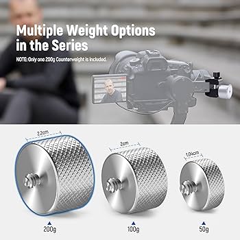 Amazon.co.jp: NEEWER 200gジンバルカウンターウェイト 取り外し可能