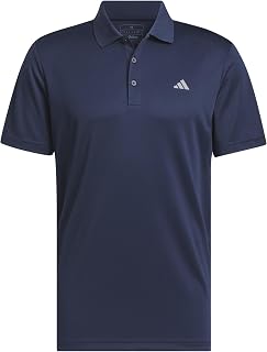 Mens Core Performance Primegreen Polo Shirt - Customizable Performance for Golfers M Collegiate Navy