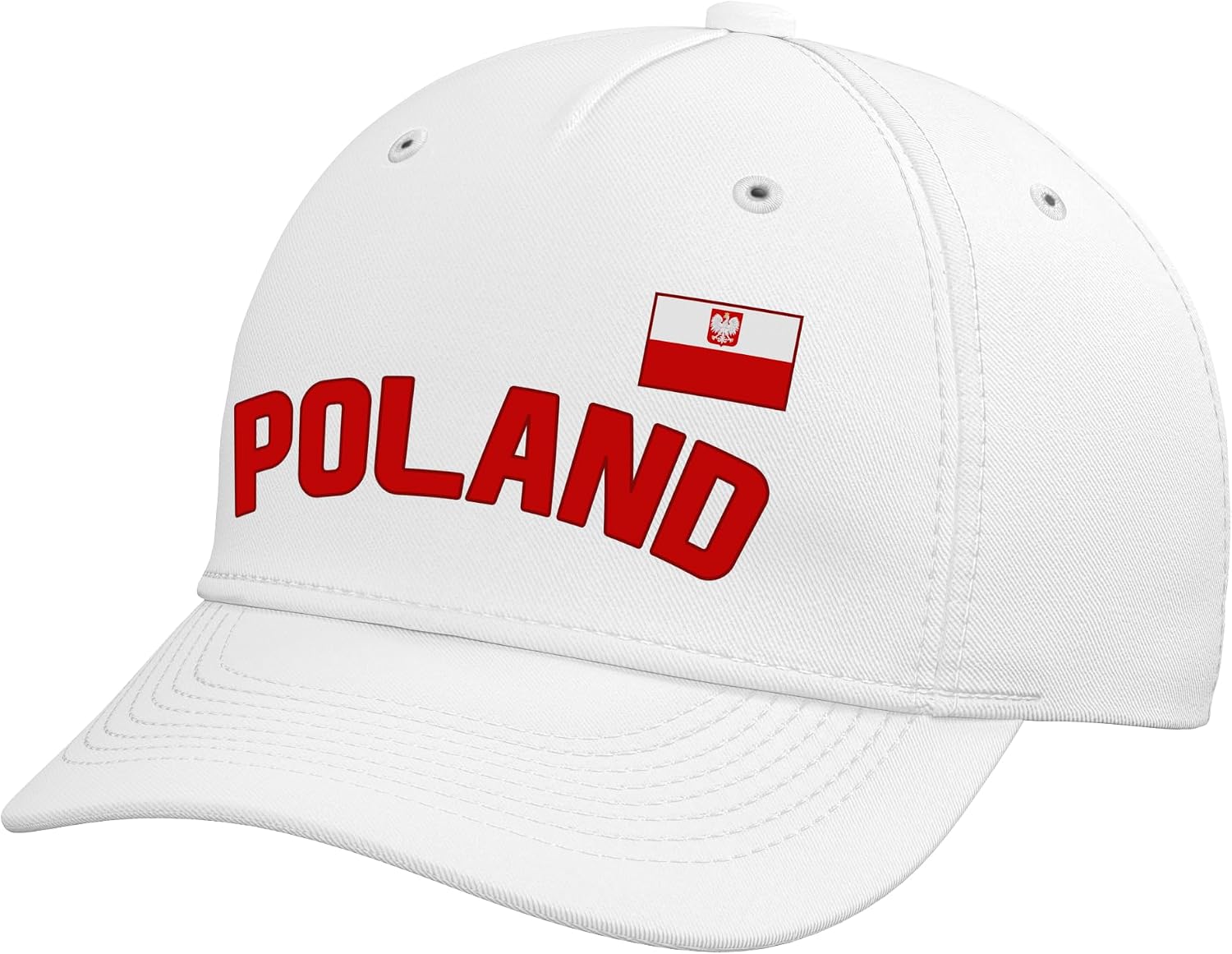 Poland Flag Polish Pride Polska International Country Adjustable Baseball Hat