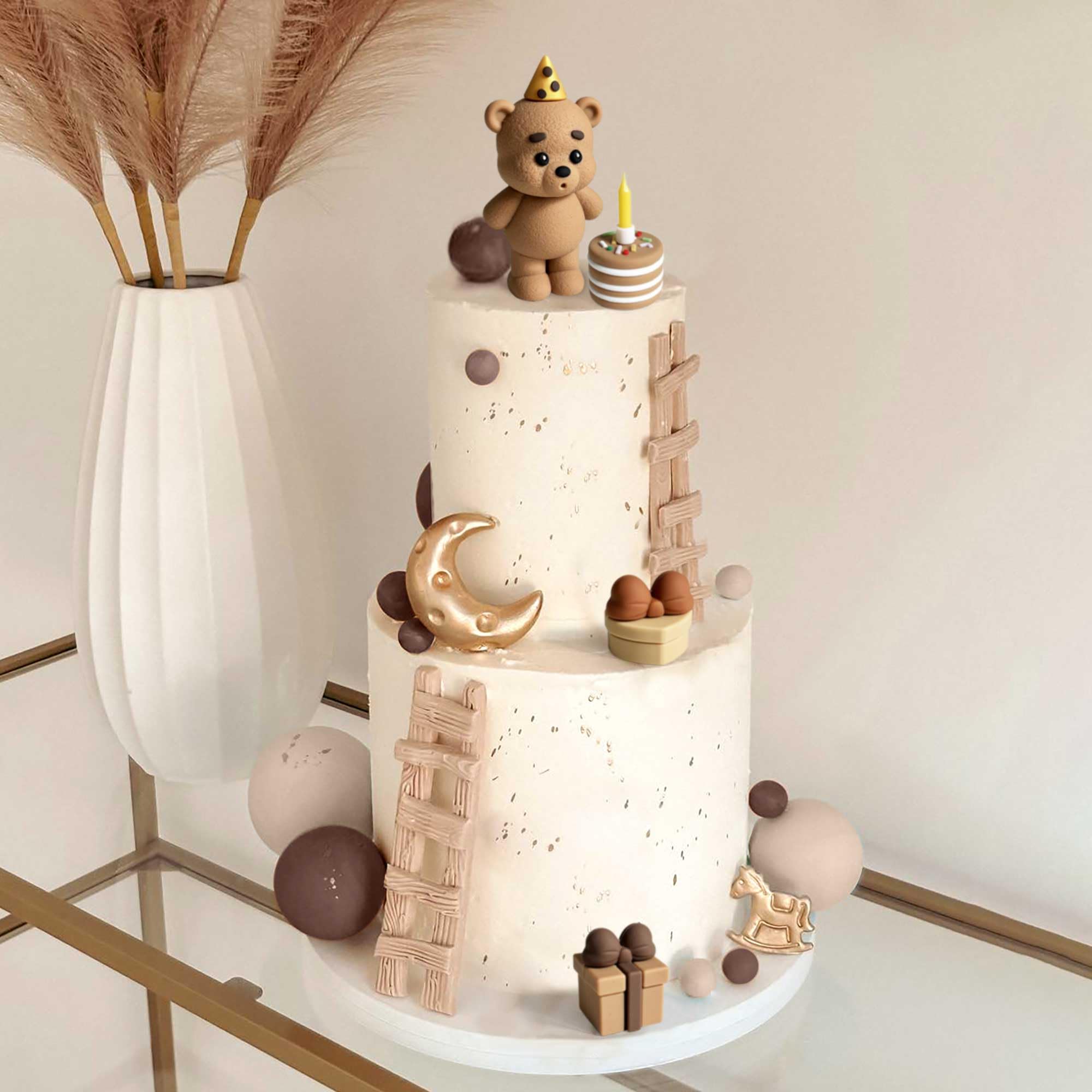 8 stuks beer baby shower honingraat centerpieces salie groen - we kunnen Bearly Wait Baby Shower Decoraties, dubbelzijdig bedrukte tafeltoppers groen voor zwangerschap viering pasgeboren feestbenodigdheden