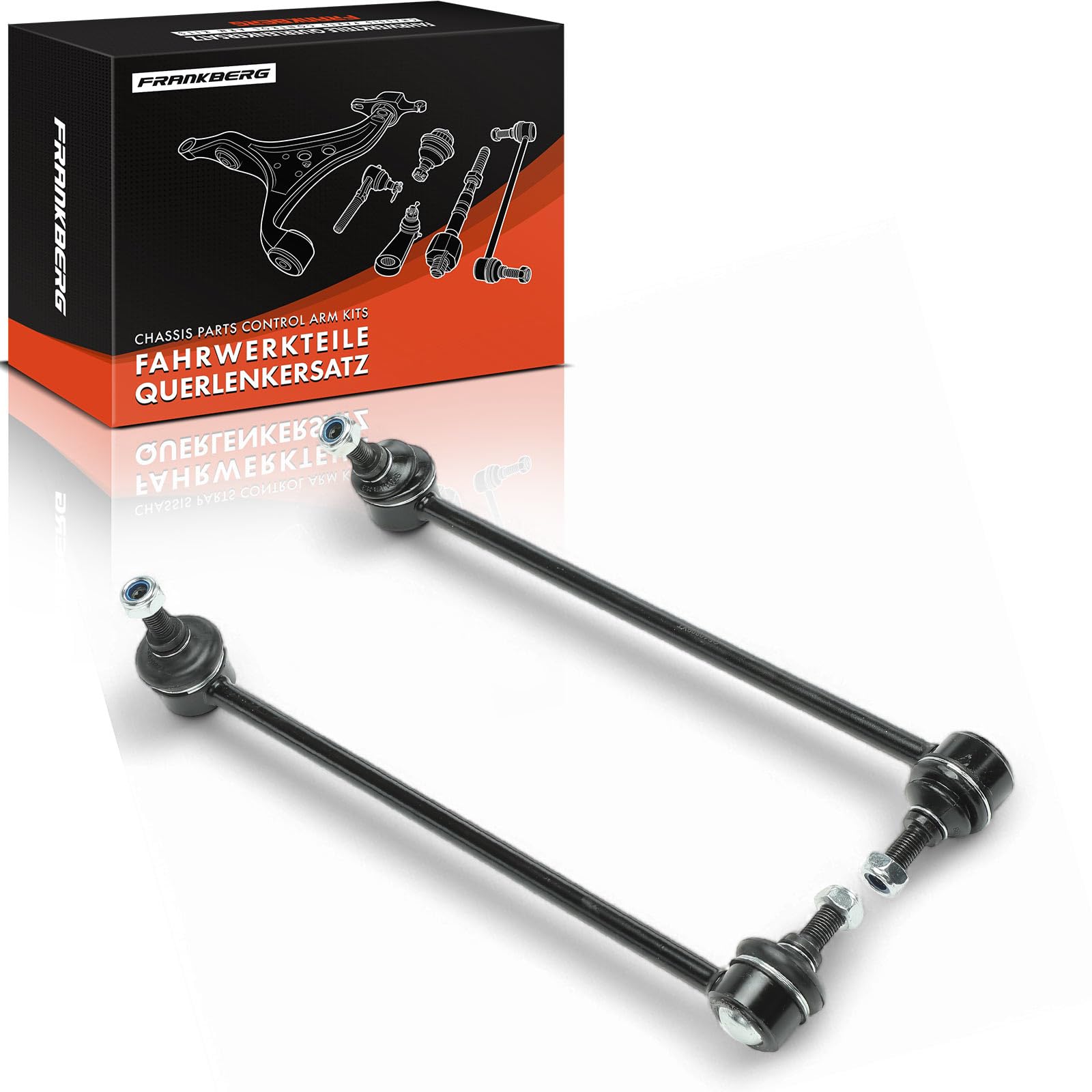 Frankberg 2x Barra de acoplamiento Parte delantera izquierda Derecha Compatible con Serie 3 E46 325xi 330xd 330xi Serie 3 Touring E46 Replace# 31356751080