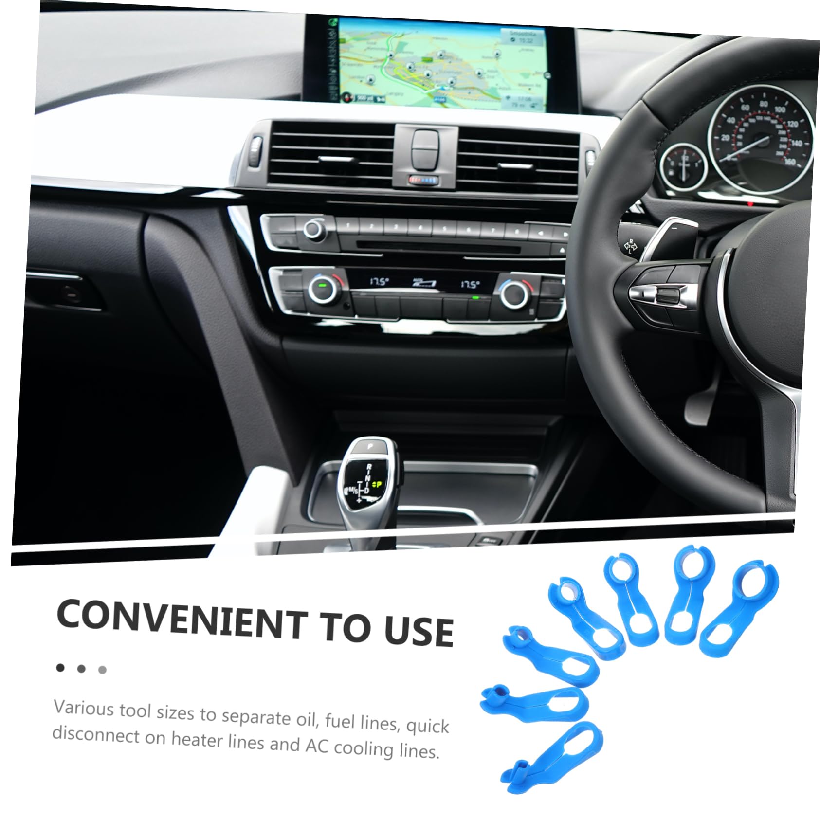 BELLIFFY Ergonomic Fuel Line Remover Tool Set 7pc Transmission Line Disconnect Kit for Auto Fuel