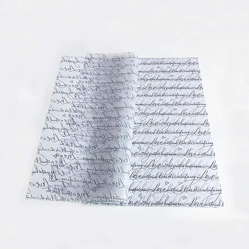 Miniatura 10 de Papel de seda con letras de mármol, 28 hojas, zapatos, regalo, ropa, embalaje, papel para manualidades, Navidad, día de San Valentín, boda,