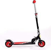 Vista 2 de DAKOTT Ferrari Kick-Scooter para niños, scooter plegable portátil, altura ajustable, scooter para niños y niñas de 3 a 10 años