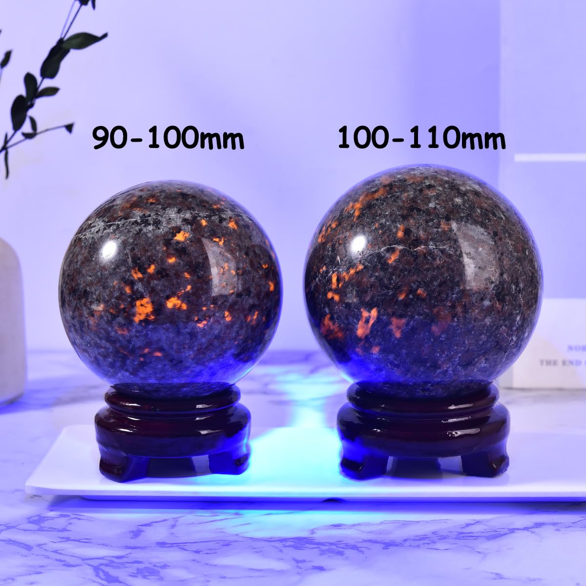 Amazon.com: MOGEMT Large Yooperlite Sphere Natural Yooperlite