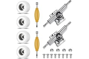 8 Pcs Fingerboard Bearing Wheels for Smooth, Speedy Rides