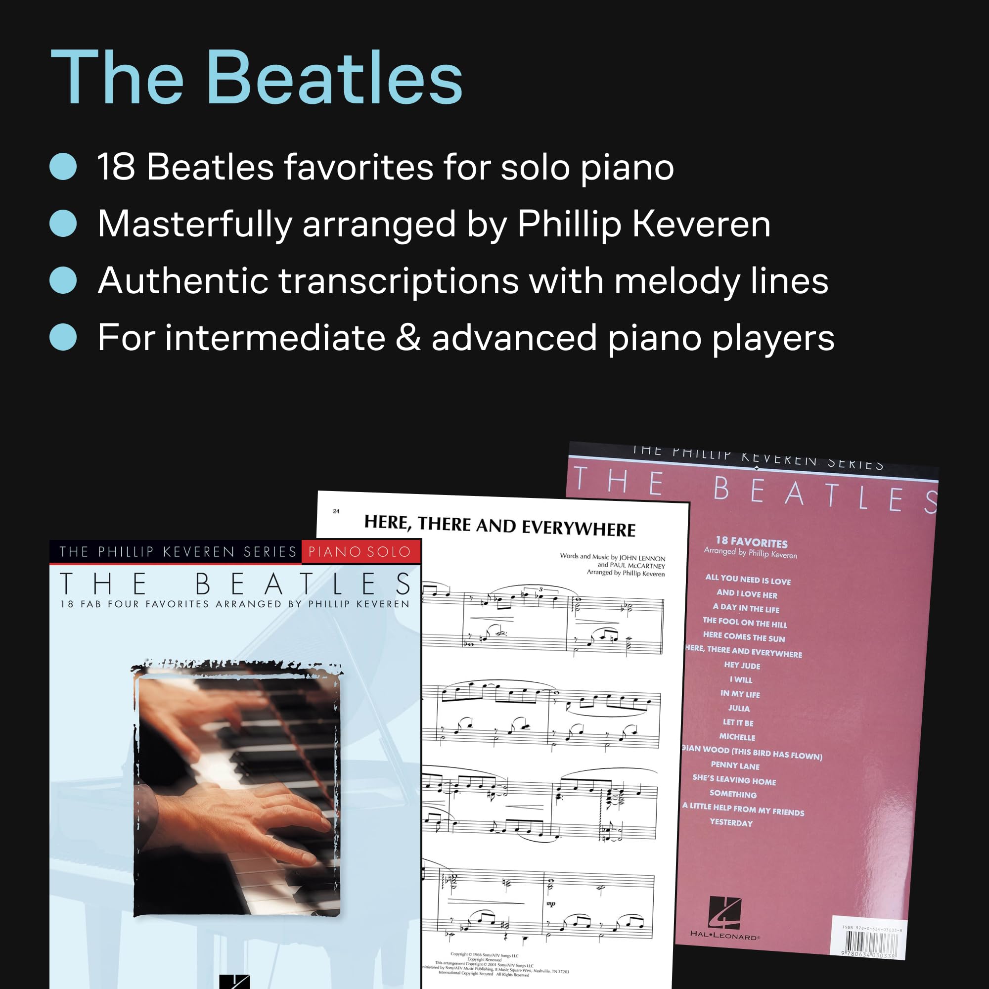 Beatles Piano Solo (Keveren): Noten für Klavier: Arr. Phillip Keveren the Phillip Keveren Series Piano Solo: Arr. Phillip Keveren the Phillip Keveren Series Piano Solo Nfmc 2024-2028 Selection