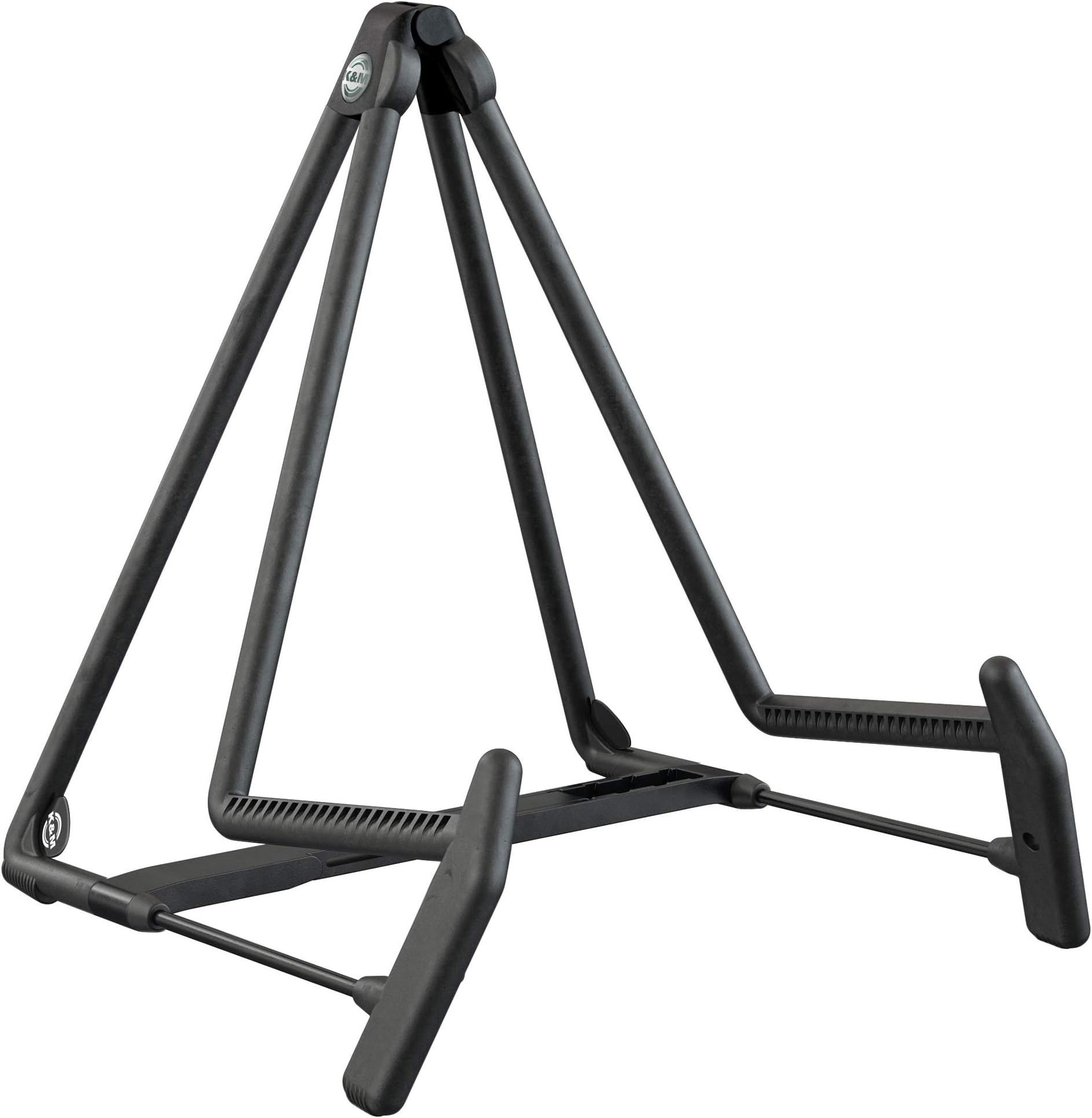 K&M - König & Meyer 17580.014.55 - Heli 2 Guitar Stand - Folding A-Frame for Acoustic Guitars - Adjustable and Collapsible – Sturdy and Durable - Professional Choice - German Made - Black
