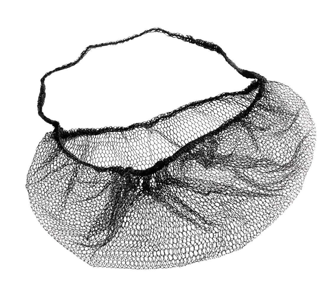 Nylon Honeycomb Beard Nets Dispoable Beard Cover Protector Black 200 Pack