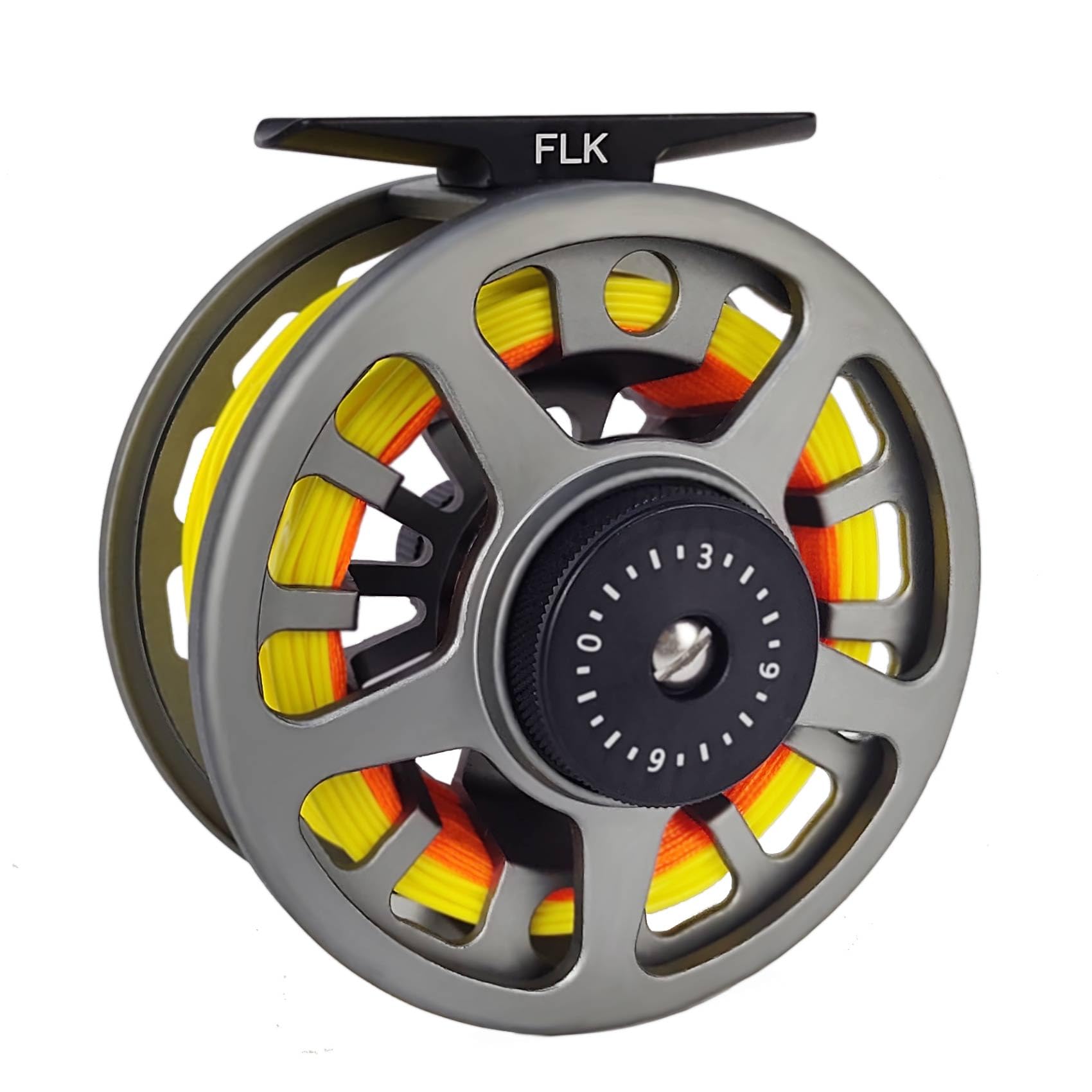 Aventik FLK Fly Fishing Reel Aluminum Trout 3/5, 5/7, 7/9wt Large Arbor Freshwater Fly Reel