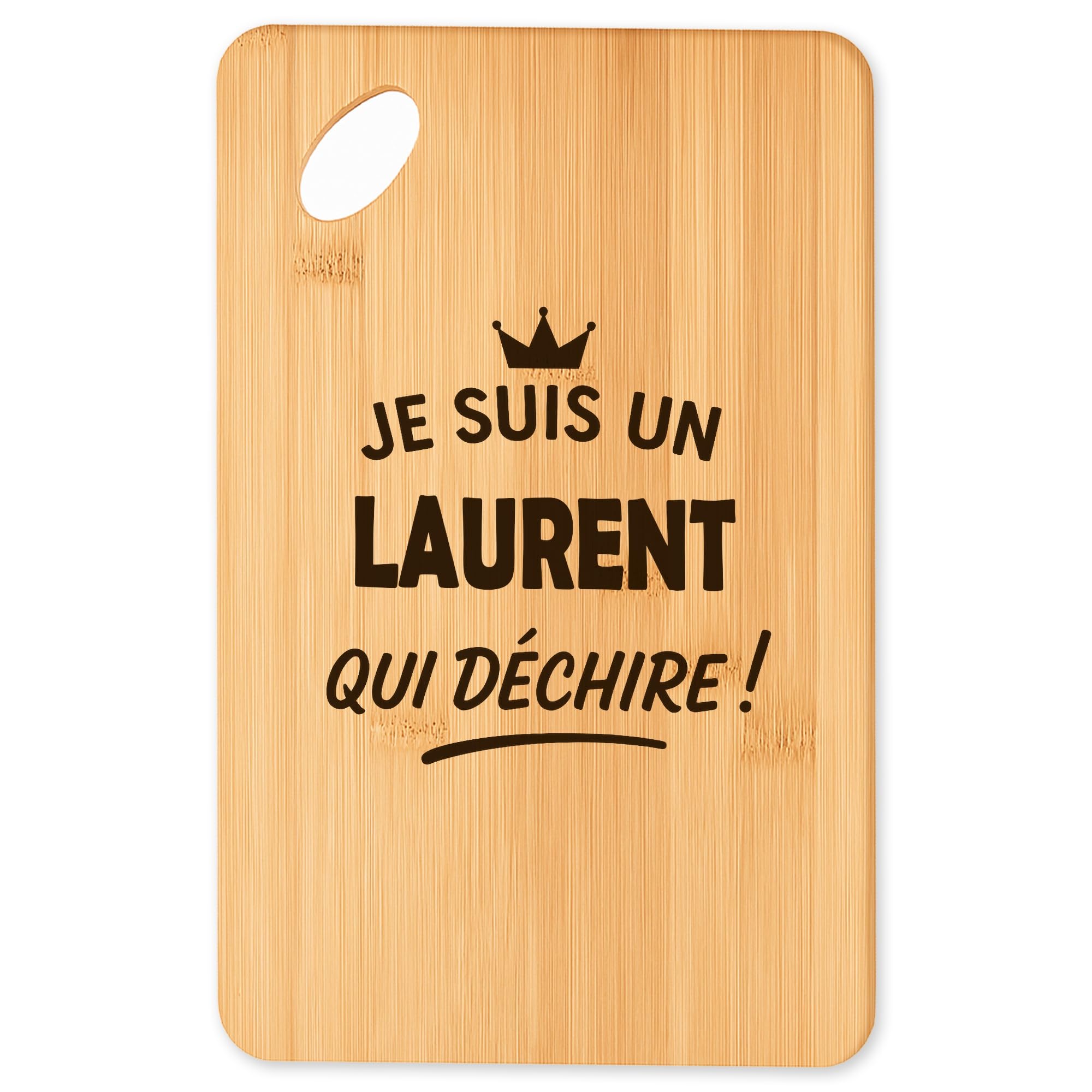 Planche à découper en bambou Laurent 2 et plateau apéro idéal pour cuisine