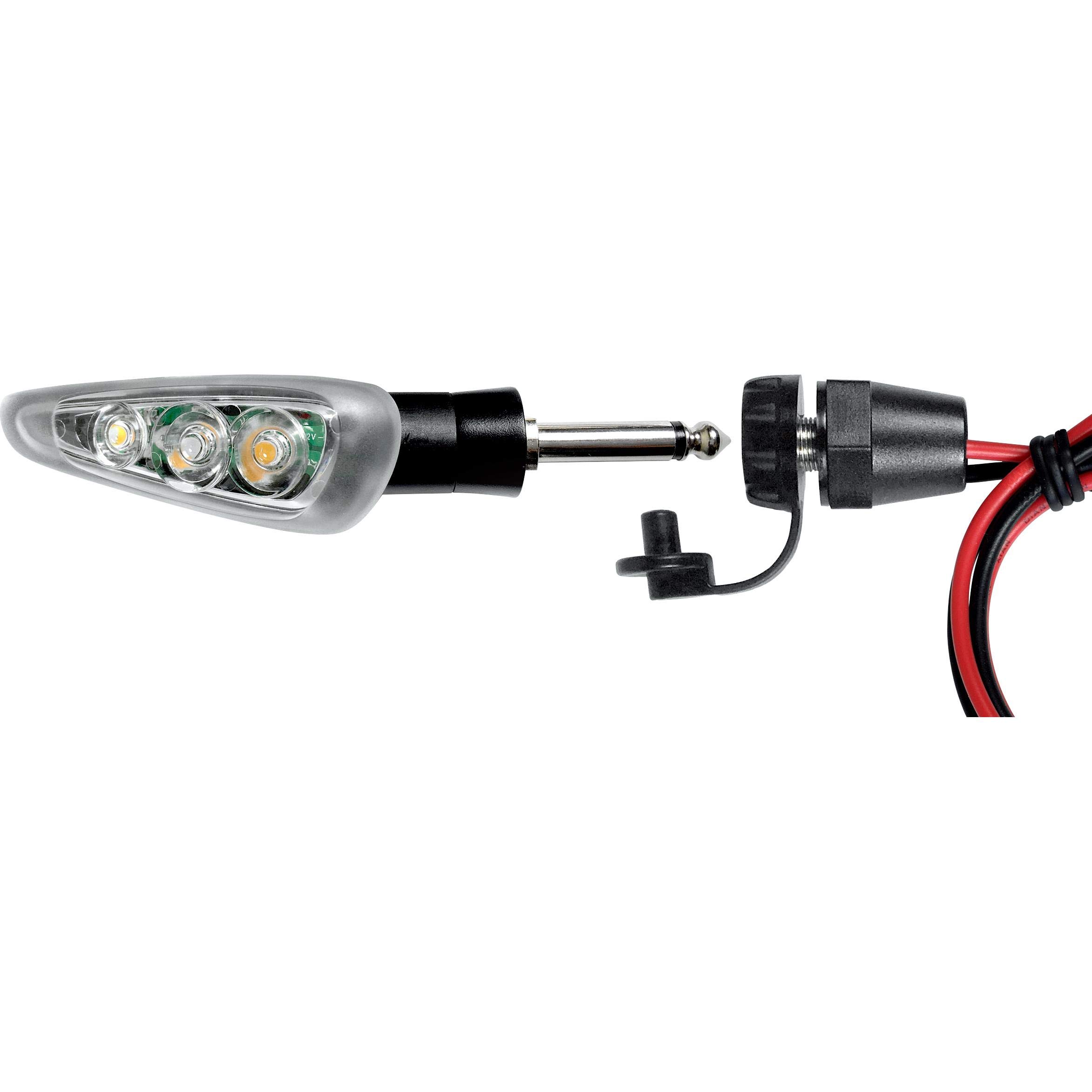 CLICK N'RIDE Indicatori di direzione LED ad aggancio e sgancio rapido (Kit da 2 Pezzi)