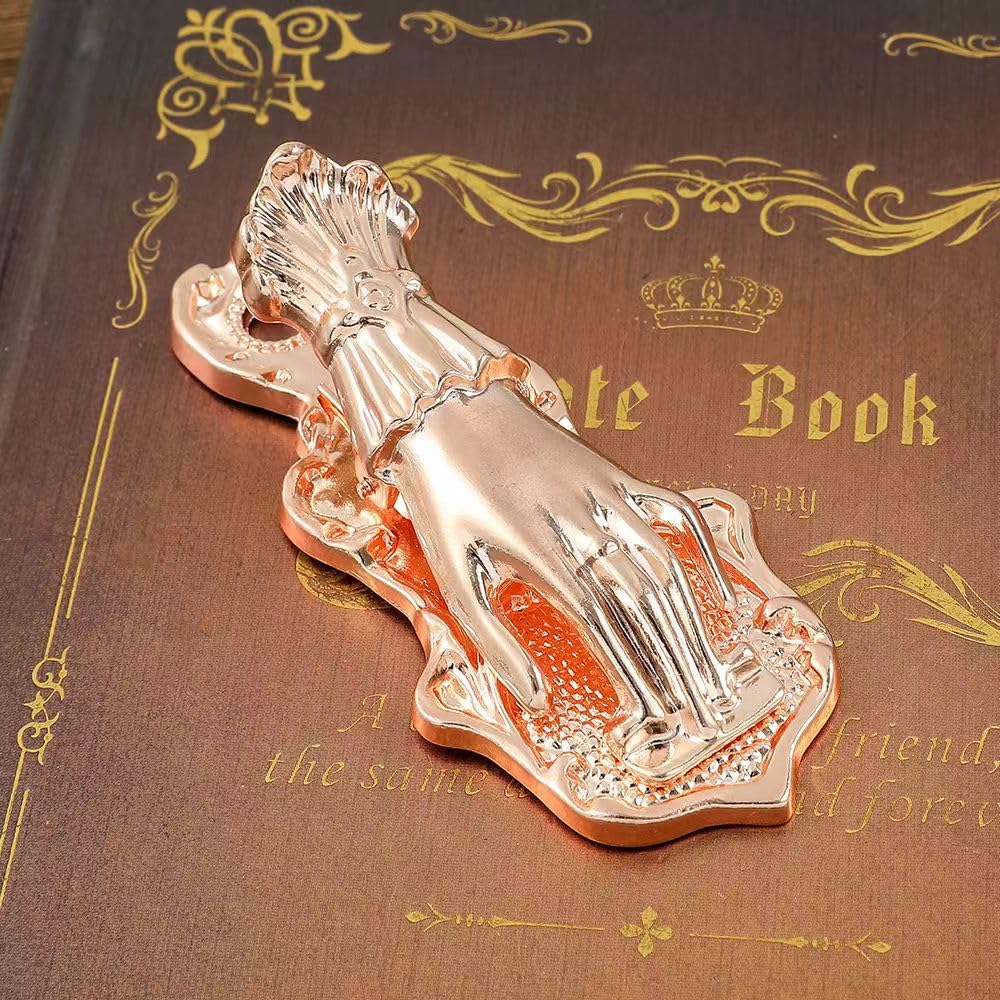 Lady's Hand Shaped Metal Clip Page Holder Vintage Accessory for Journaling & Traveler's Notebooks Bullet Junk Journal Clip Decorative Clips Gifts for