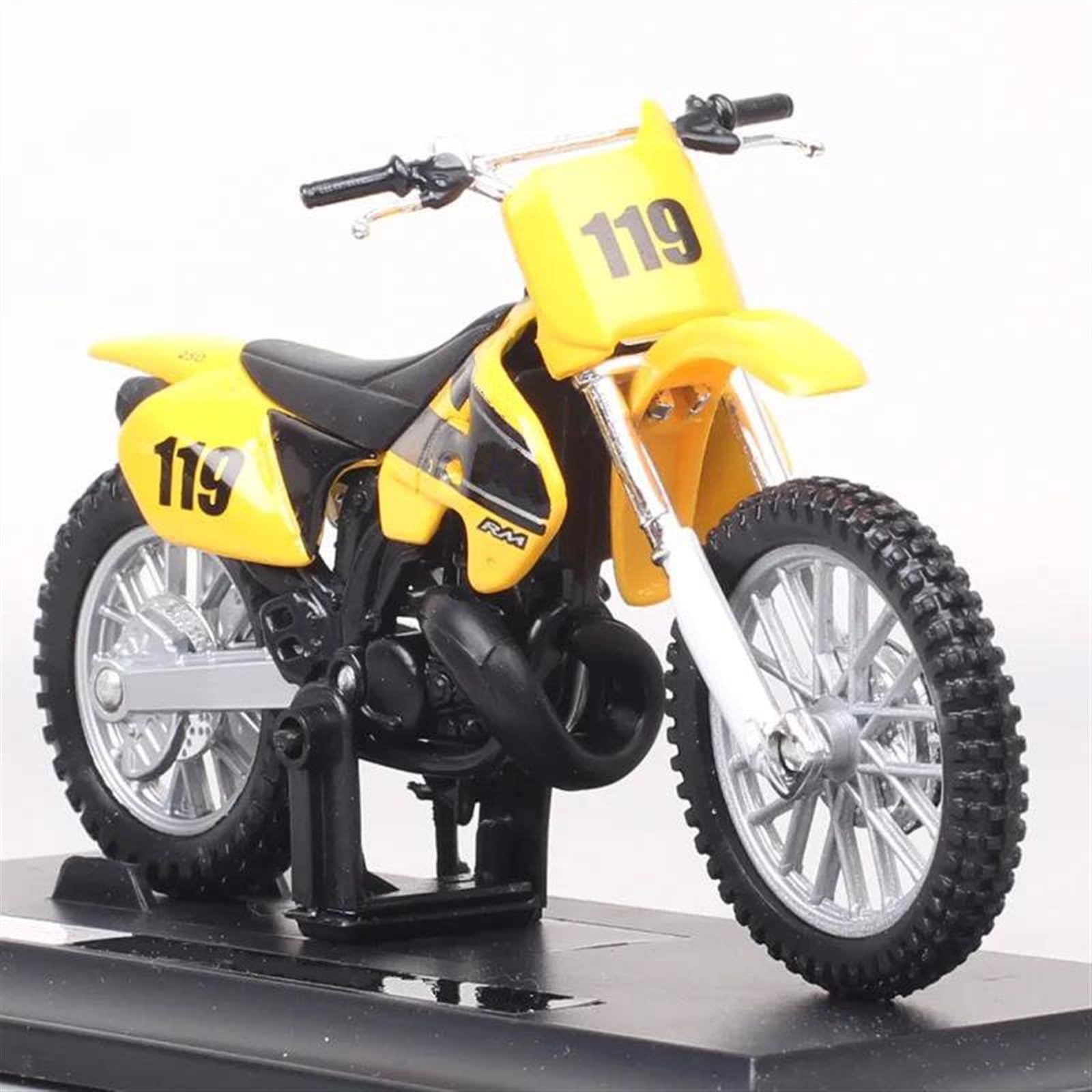 SEYXF Motorbike Toy Motorcycle Model Simulation Alloy Toy 1:18 for Suzuki RM 250 NO.119